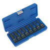 Premier Spline Impact Socket Bit Set 1/2"Sq Drive 8pc - AK5604