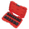 Premier Lock-On Impact Socket Set 1/2"Sq Drive 13pc