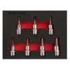 Premier Imperial Hex Socket Bit Set 3/8"Sq Drive 7pc