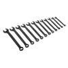 Premier Black Combination Spanner Set 12pc
