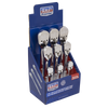 Premier Pear-Head Ratchet Wrenches with Flip Reverse 1/4", 3/8" & 1/2"Sq Drive - Display Box of 9