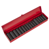 Premier Metric/Imperial Deep Impact Socket Set 1/2"Sq Drive 16pc