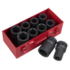 Premier Metric/Imperial Deep Impact Socket Set 1"Sq Drive 10pc