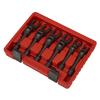 Flexi-Head Flare Nut Diesel Injection Wrench Set 6pc 3/8"Sq Drive