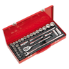 Premier Metric/Imperial Socket Set 1/2"Sq Drive 32pc