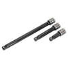 Premier Black Wobble/Rigid Extension Bar Set 1/2"Sq Drive 3pc