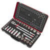 Premier Platinum Metric/Imperial Socket Set 1/2"Sq Drive 40pc