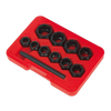 Spanner Type Bolt Extractor Set 11pc