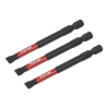 Premier Slotted Impact Power Tool Bits 6.5 x 75mm 3pc