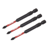 Premier Phillips Impact Power Tool Bits #1 x 75mm 3pc