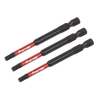 Premier Hex Impact Power Tool Bits 4 x 75mm 3pc