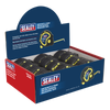 Metric/Imperial Rubber Tape Measure 5m(16ft) x 19mm - Display Box of 12