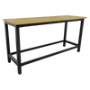 Heavy-Duty Steel Workbench with 25mm MDF Top 1.8m