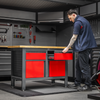 Workbench with 2 Drawers & 2 Cupboards