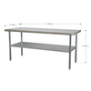 Stainless Steel Workbench 1.8m