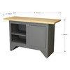 Heavy-Duty Workbench with Cupboard