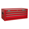 American PRO® Mid-Box Tool Chest 3 Drawer - Red