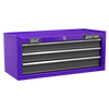 American PRO® Mid-Box Tool Chest 3 Drawer - Purple/Grey
