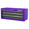 American PRO® Mid-Box Tool Chest 3 Drawer - Purple/Grey