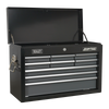 American PRO® Topchest 9 Drawer - Black/Grey