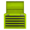 Superline PRO® Topchest 5 Drawer - Green/Black