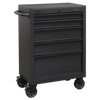 Superline PRO® Black Edition Rollcab with 5 Soft Close Drawers 680mm