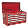Superline PRO® Topchest 6 Drawer - Red