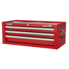 Superline PRO® Mid-Box Tool Chest 3 Drawer - Red