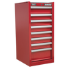 Superline PRO® Hang-On Chest 8 Drawer - Red