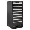 Superline PRO® Hang-On Chest 8 Drawer - Black