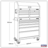 Superline PRO® Tool Chest Combination with Power Bar 12 Drawer