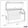 Superline PRO® Toolbox Hutch with Power Bar 910mm