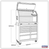 Superline PRO® Hutch Toolbox & Rollcab Combo 1030mm 11 Drawer