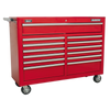 Superline PRO® Rollcab 13 Drawer - Red