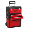 Mobile Steel/Composite Toolbox with 3 Compartments