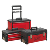 Mobile Steel/Composite Toolbox with 3 Compartments