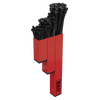 Magnetic Cable Tie Holder - Red