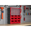 Cabinet Box 39 Drawer - Red/Black