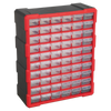Cabinet Box 60 Drawer - Red/Black
