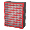 Cabinet Box 60 Drawer - Red/Black