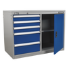 Premier Industrial Cabinet/Workstation with 5 Drawers & 1 Shelf