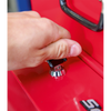 Side Cabinet for Long Handle Tools - Red