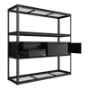 Heavy-Duty Modular Racking Kit with 3 Storage Units