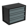 Modular Storage Mid Unit 3 Drawer 580mm