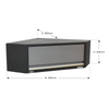 Superline PRO® Modular Corner Wall Cabinet 865mm
