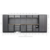 Superline PRO® Storage System with Wood Worktop 4.92m