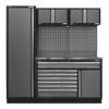 Superline PRO® Storage System with Stainless Steel Worktop 1.96m - APMSSTACK10SS