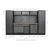 Superline PRO® Storage System with Pressed Wood Worktop 3.24m