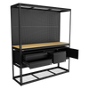Heavy-Duty Modular Workbench & Racking Kit with 3 Storage Units