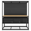 Heavy-Duty Modular Workbench & Racking Kit with 3 Storage Units